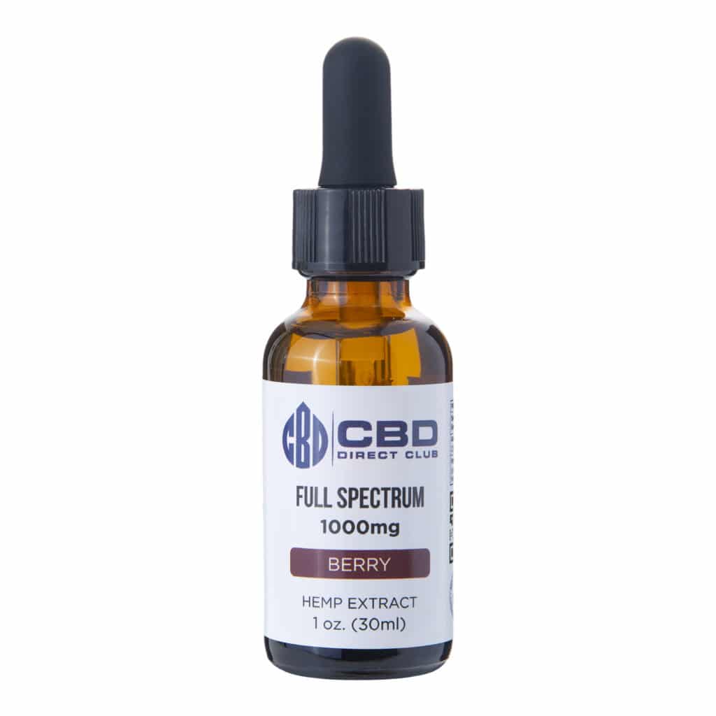 CBD Full Spectrum Tincture Berry - 1000 mg